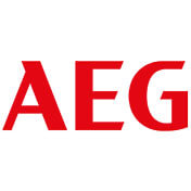 Ein Logo der Firma AEG